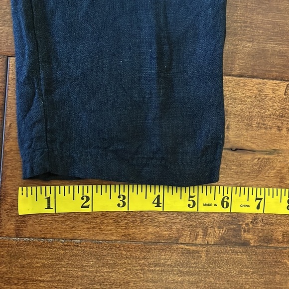Vic bee Linen Navy Pant Size M - Picture 10 of 14